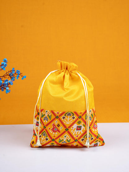 Patola Design String Bag - 8x11 inch - WBG1858