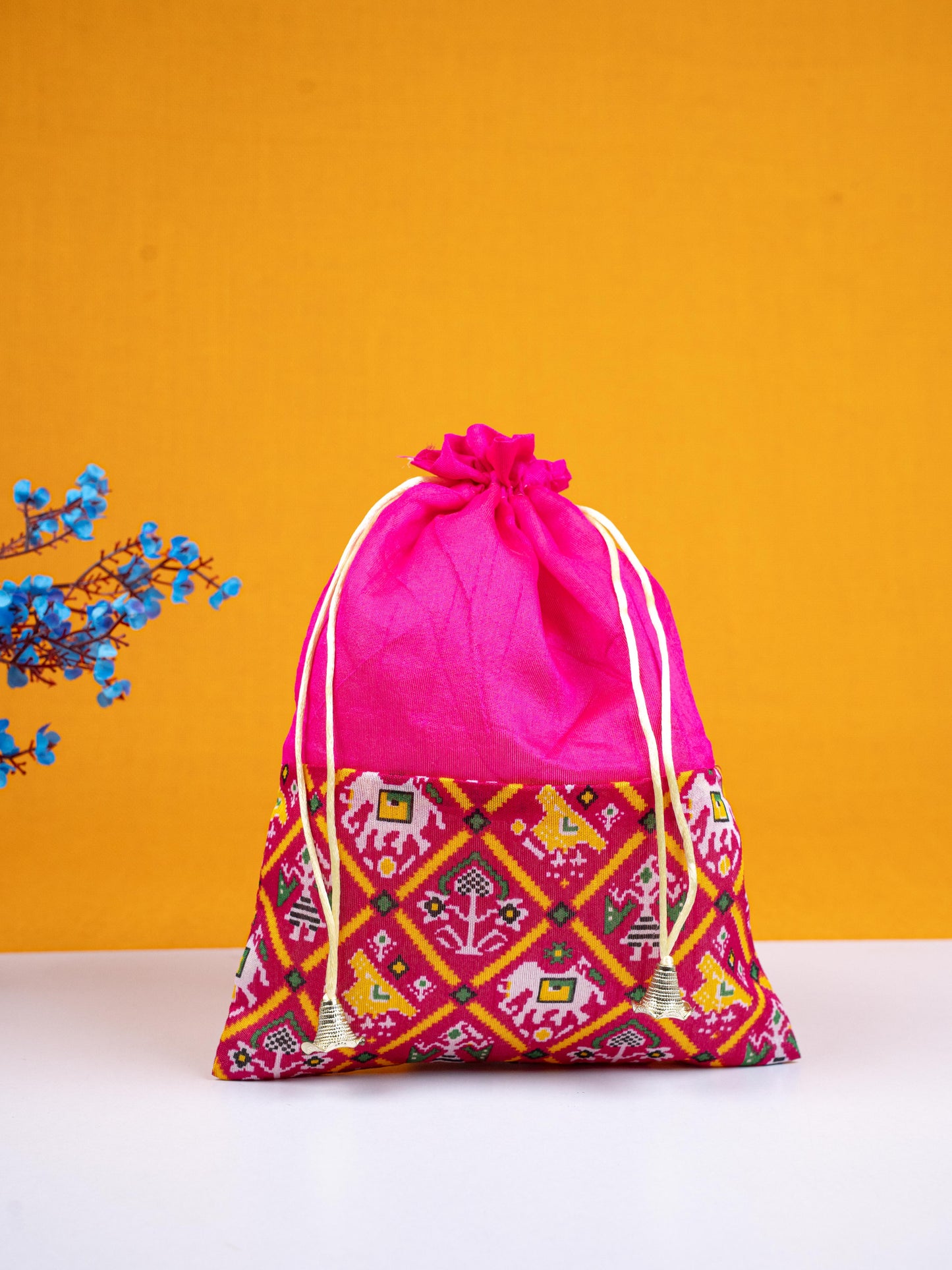 Patola Design String Bag - 8x11 inch - WBG1858