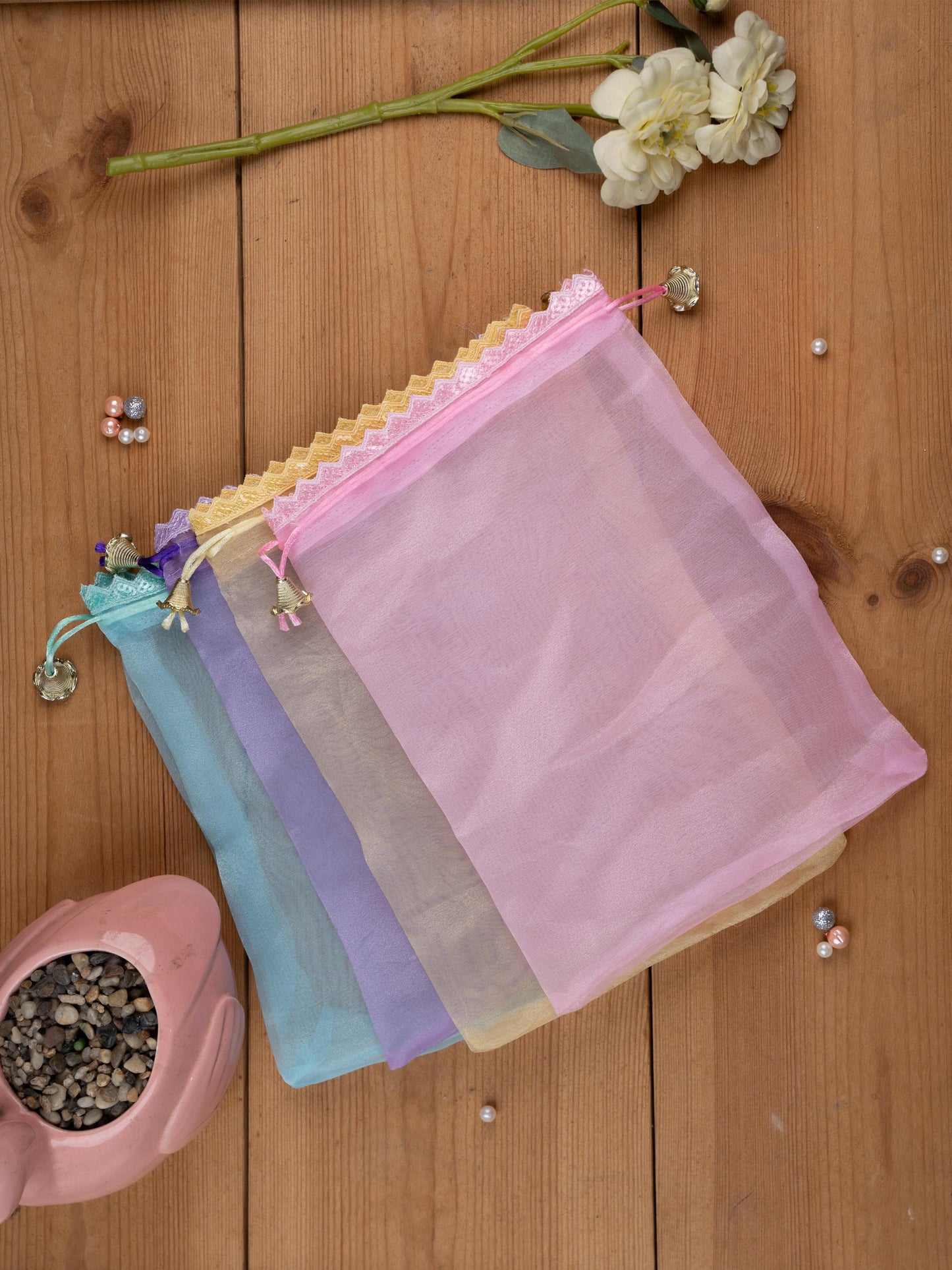 Tissue String Bag - 11x8 inch - WBG1860