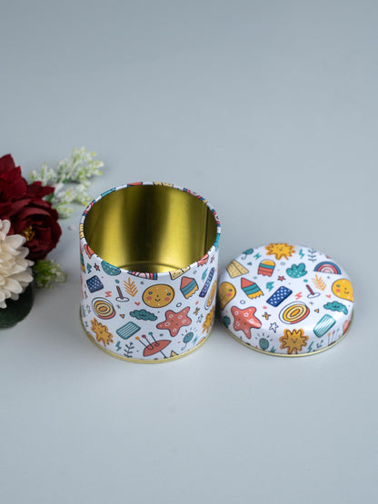 Kids Printed Tin Jar - WBG1869