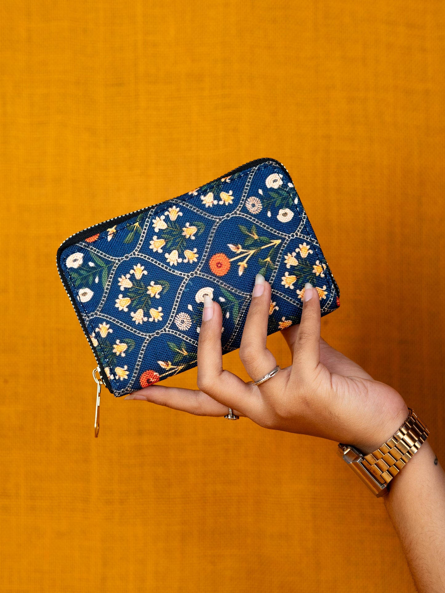 Floral Printed Wallet - WBG1876