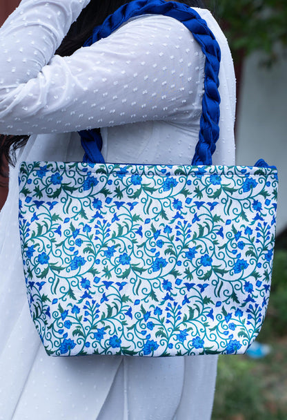 Printed Floral Handbag - 14 inch - WBG1881