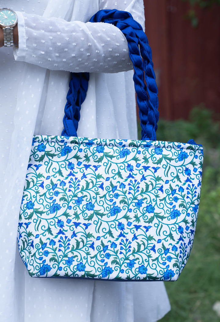 Printed Floral Handbag - 14 inch - WBG1881