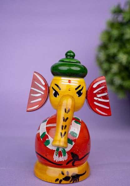 Kondapalli - Spring Ganesha - 4 inch - WBG1889