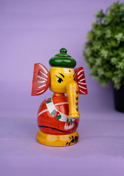 Kondapalli - Spring Ganesha - 4 inch - WBG1889