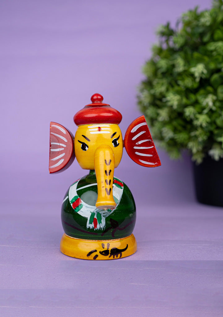 Kondapalli - Spring Ganesha - 4 inch - WBG1889