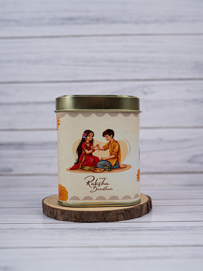 Printed Tin box - Raksha Bandhan Design - WBG1890