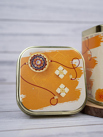 Printed Tin box - Raksha Bandhan Design - WBG1890