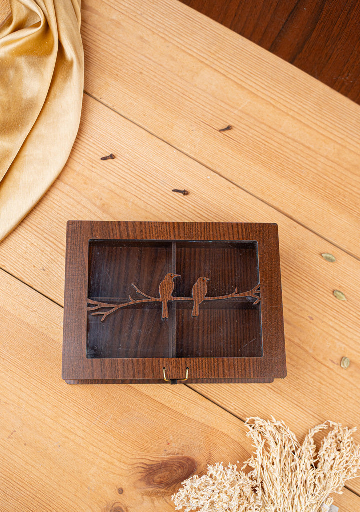Brown Sparrow Dry Fruit Box - 7x5 inch - WBG1896-2