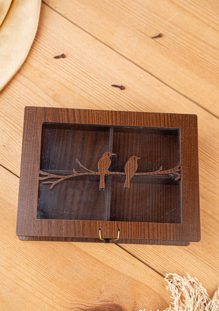 Brown Sparrow Dry Fruit Box - 7x5 inch - WBG1896-2