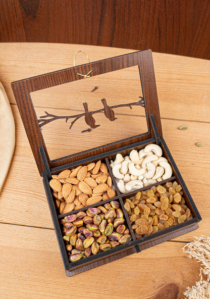 Brown Sparrow Dry Fruit Box - 7x5 inch - WBG1896-2