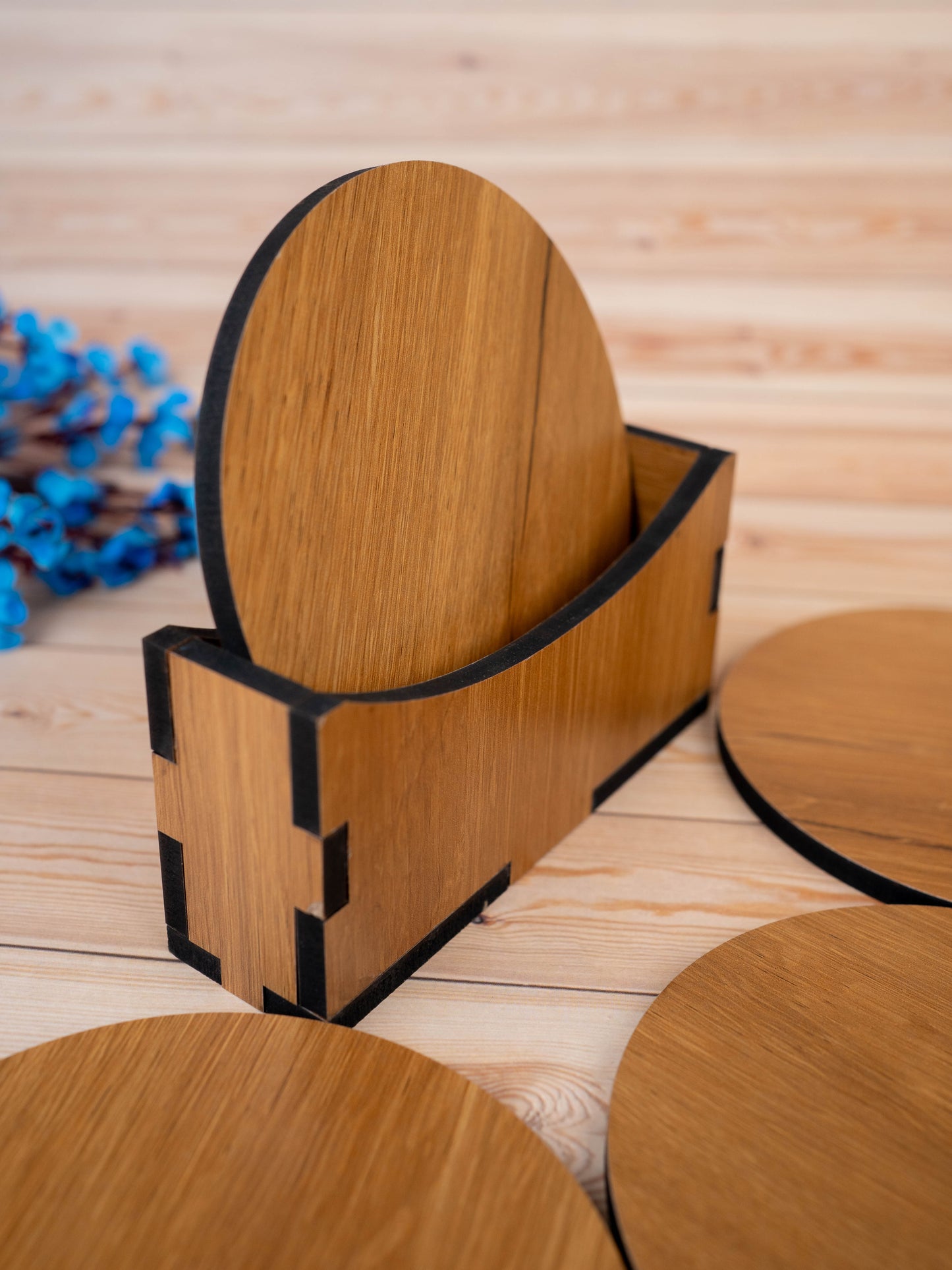 Wooden Coaster Set - Set of 4 - WBG1897-1