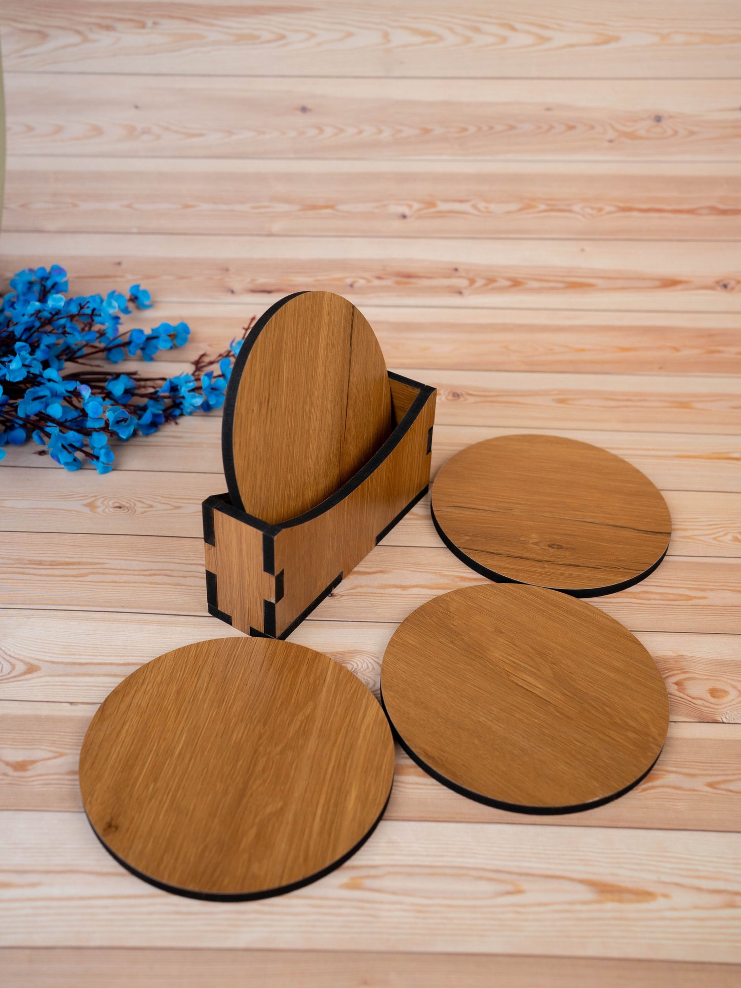 Wooden Coaster Set - Set of 4 - WBG1897-1