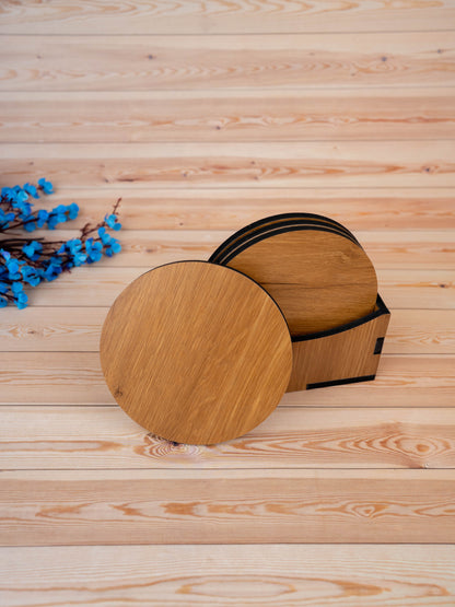 Wooden Coaster Set - Set of 4 - WBG1897-1