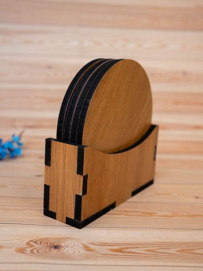 Wooden Coaster Set - Set of 4 - WBG1897-1