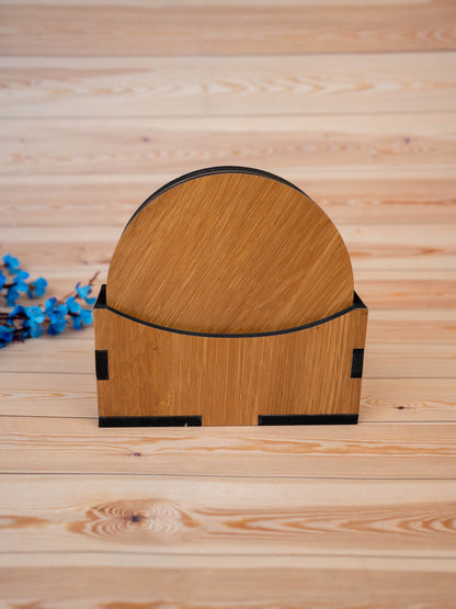 Wooden Coaster Set - Set of 4 - WBG1897-1