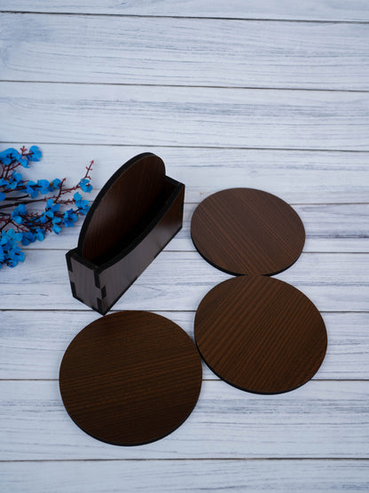 Brown Coaster Set - Set of 4 - WBG1897-2