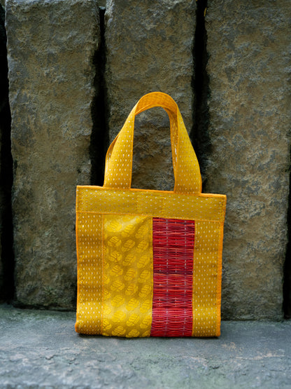 Half and Half Korai Handbag - 6X6 inch - WBG1902