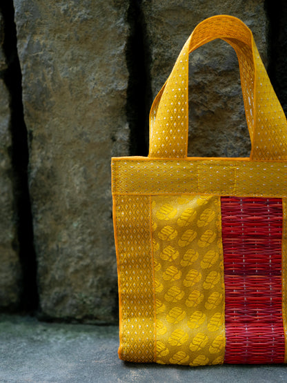 Half and Half Korai Handbag - 6X6 inch - WBG1902