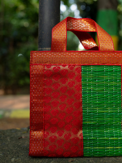 Half and Half Korai Handbag - 8X8 inch - WBG1903