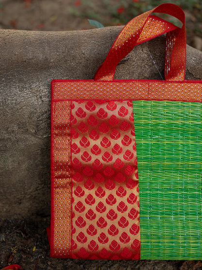 Half and Half Korai Handbag - 10x10 inch - WBG1905