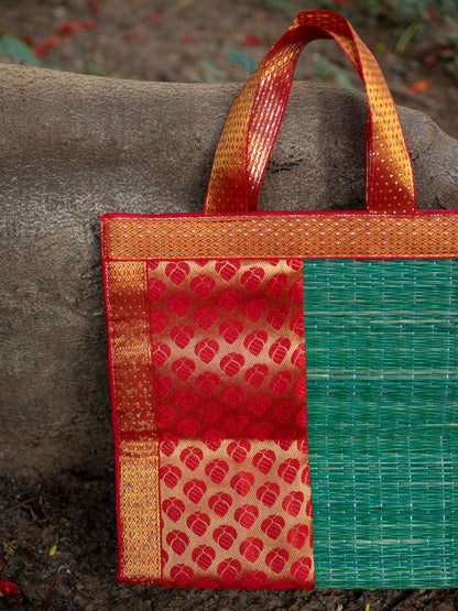 Half and Half Korai Handbag - 10x10 inch - WBG1905