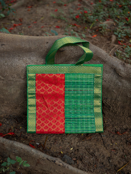 Half and Half Korai Handbag - 10x10 inch - WBG1905