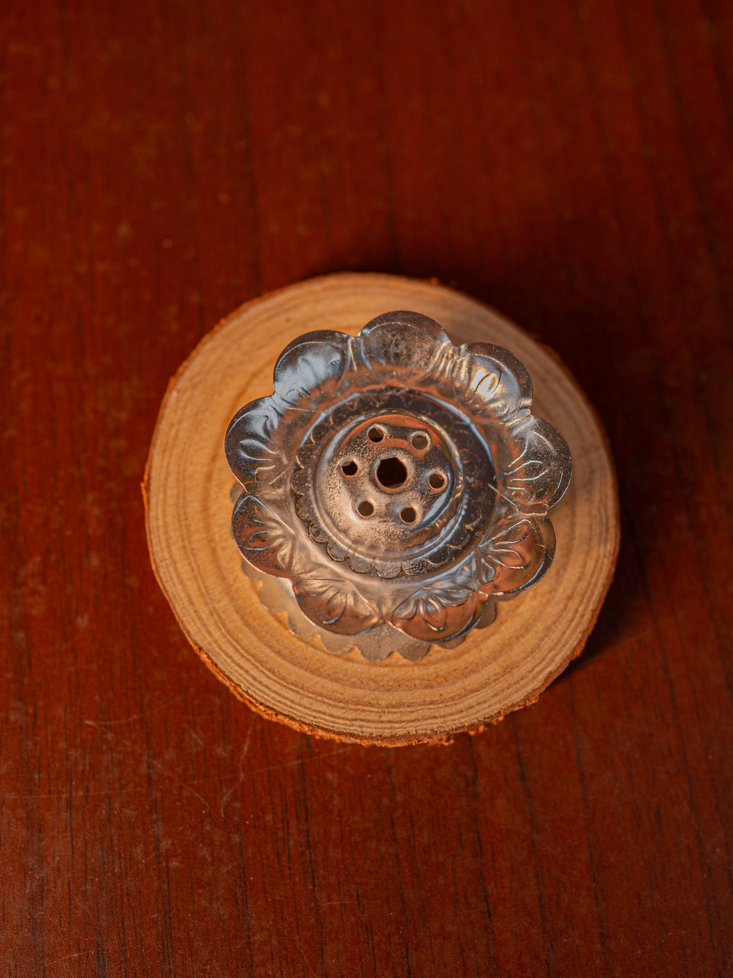 German silver agarbathi stand - WBG1922