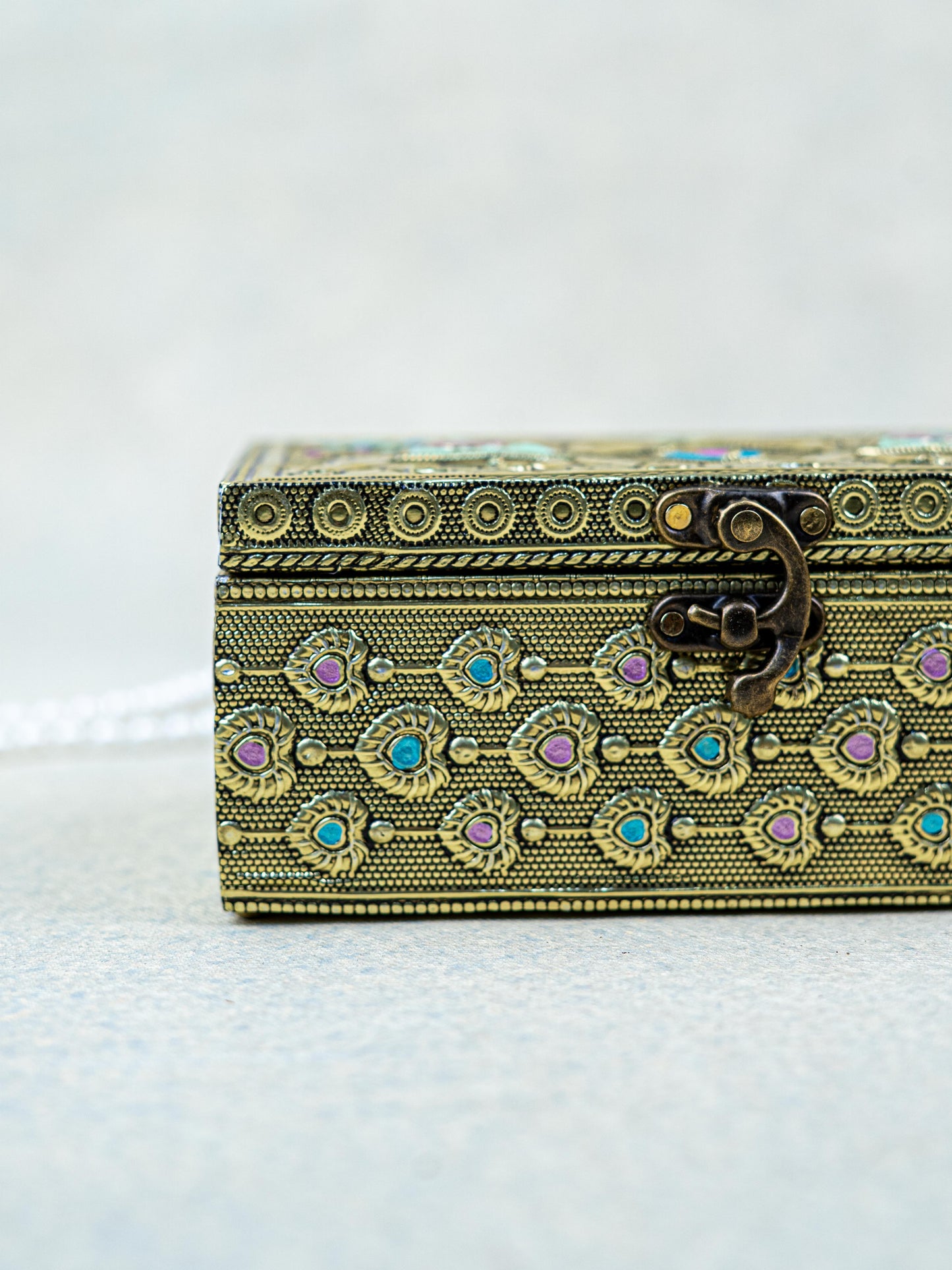 Jewel Box with Elephant Design - 6x4 inch - WBG1927