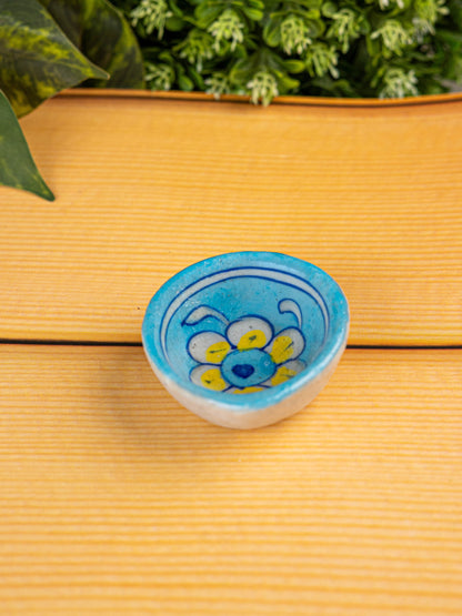 Handmade Pottery Diya - 2 inch - WBG1928
