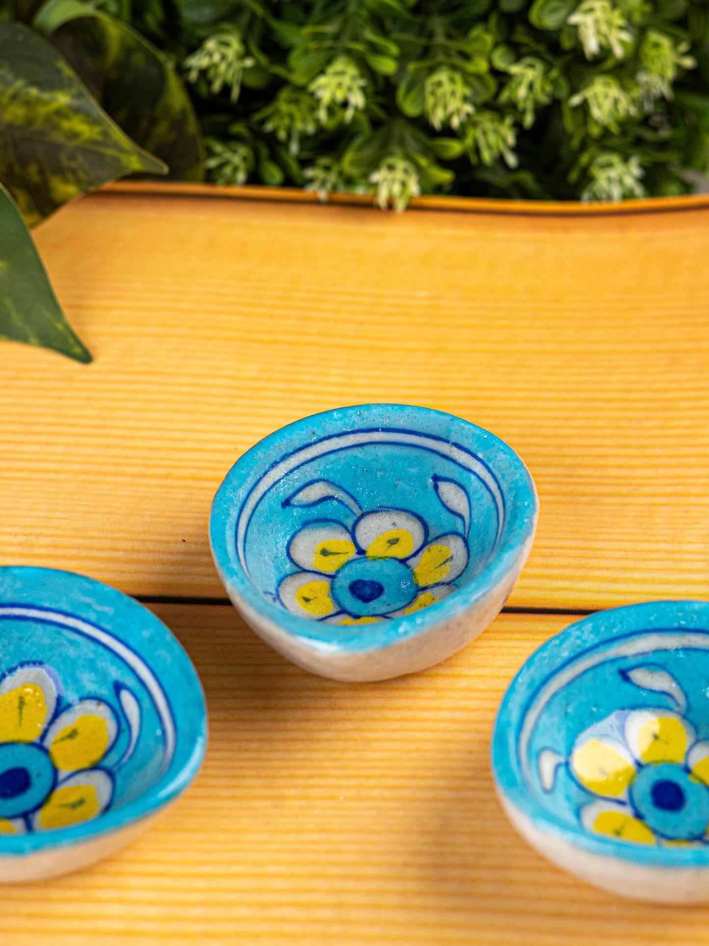 Handmade Pottery Diya - 2 inch - WBG1928