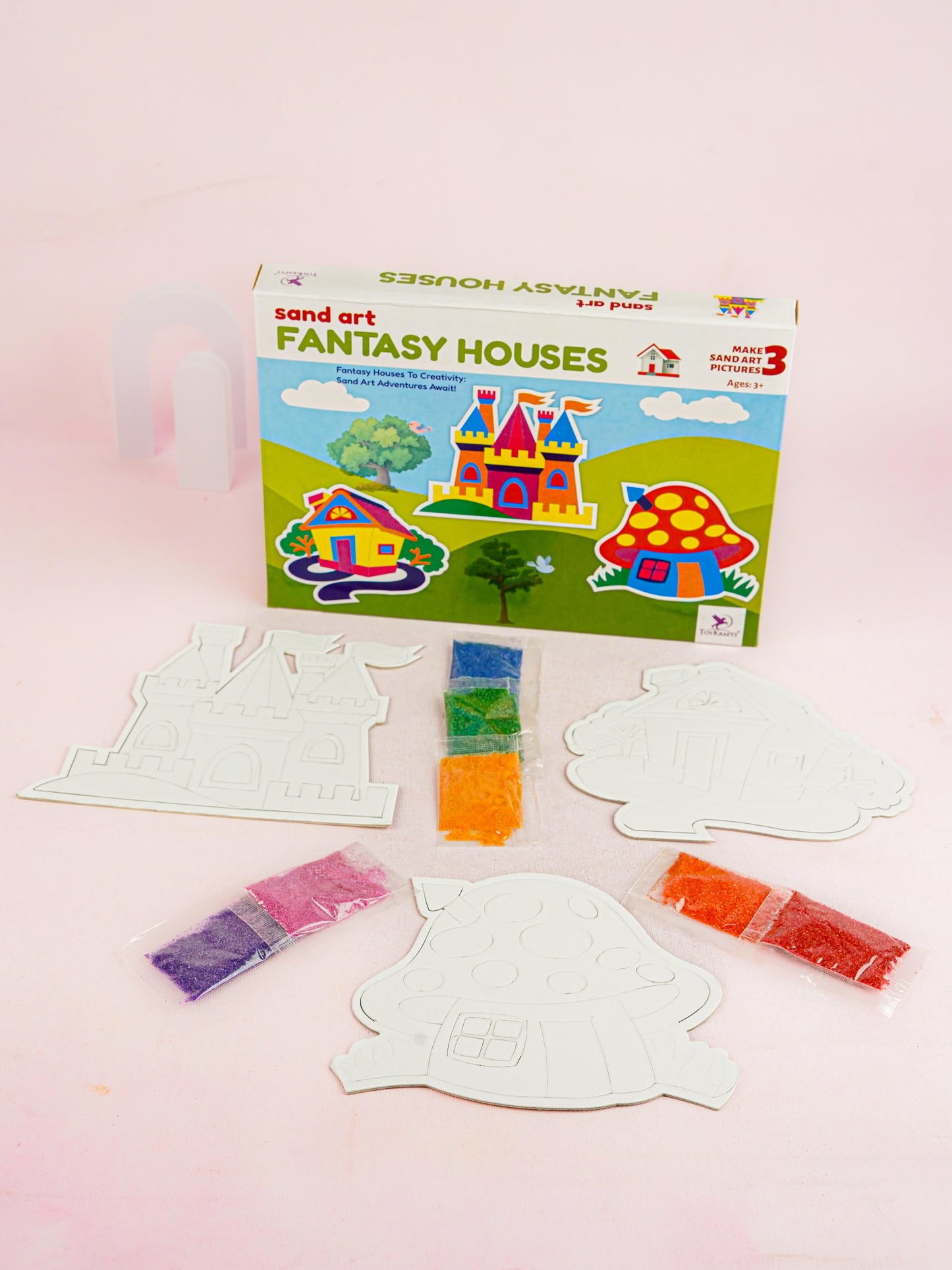 DIY Kit - Sand Art with Fantasy Homes - WBG1938
