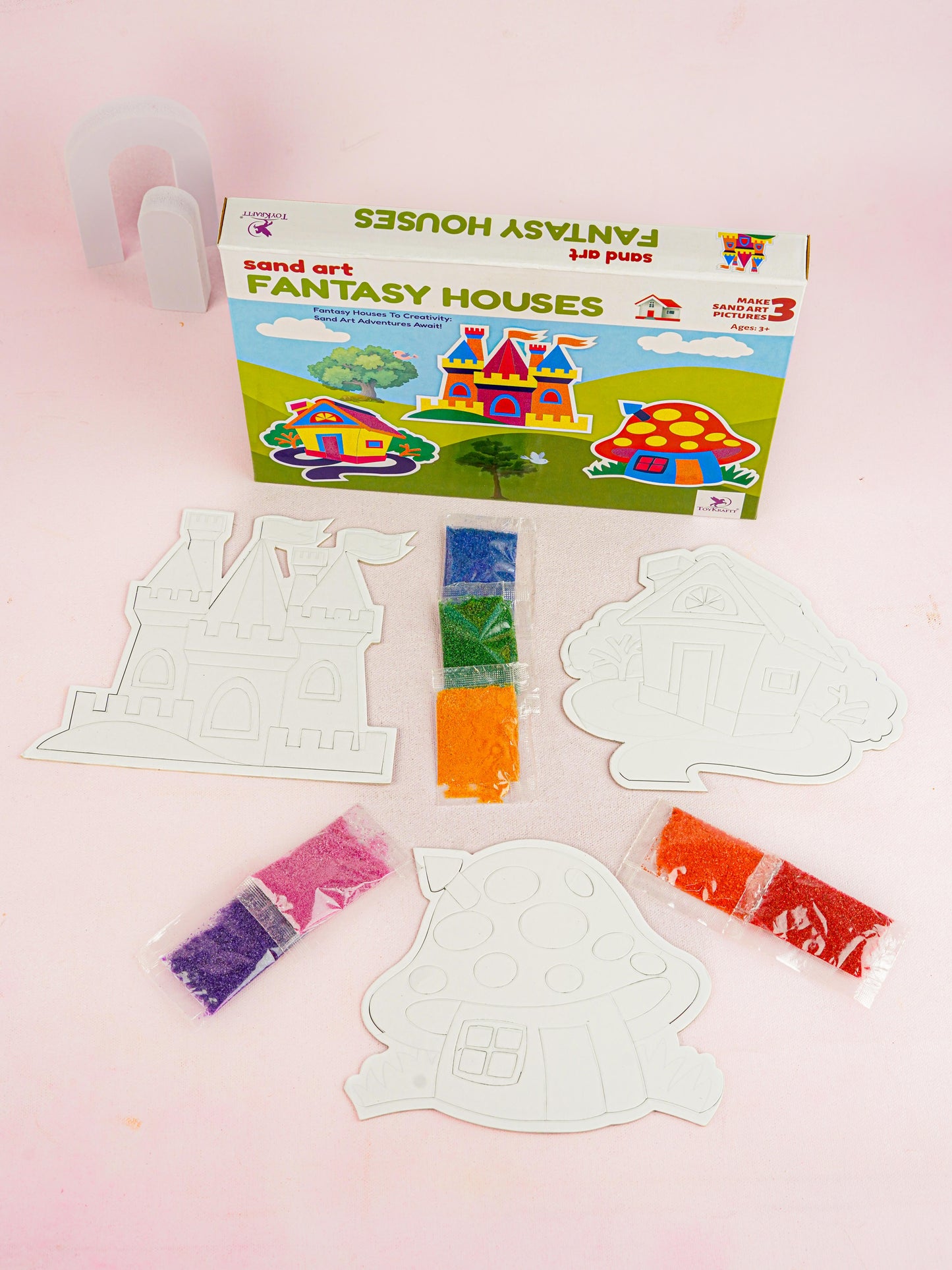 DIY Kit - Sand Art with Fantasy Homes - WBG1938