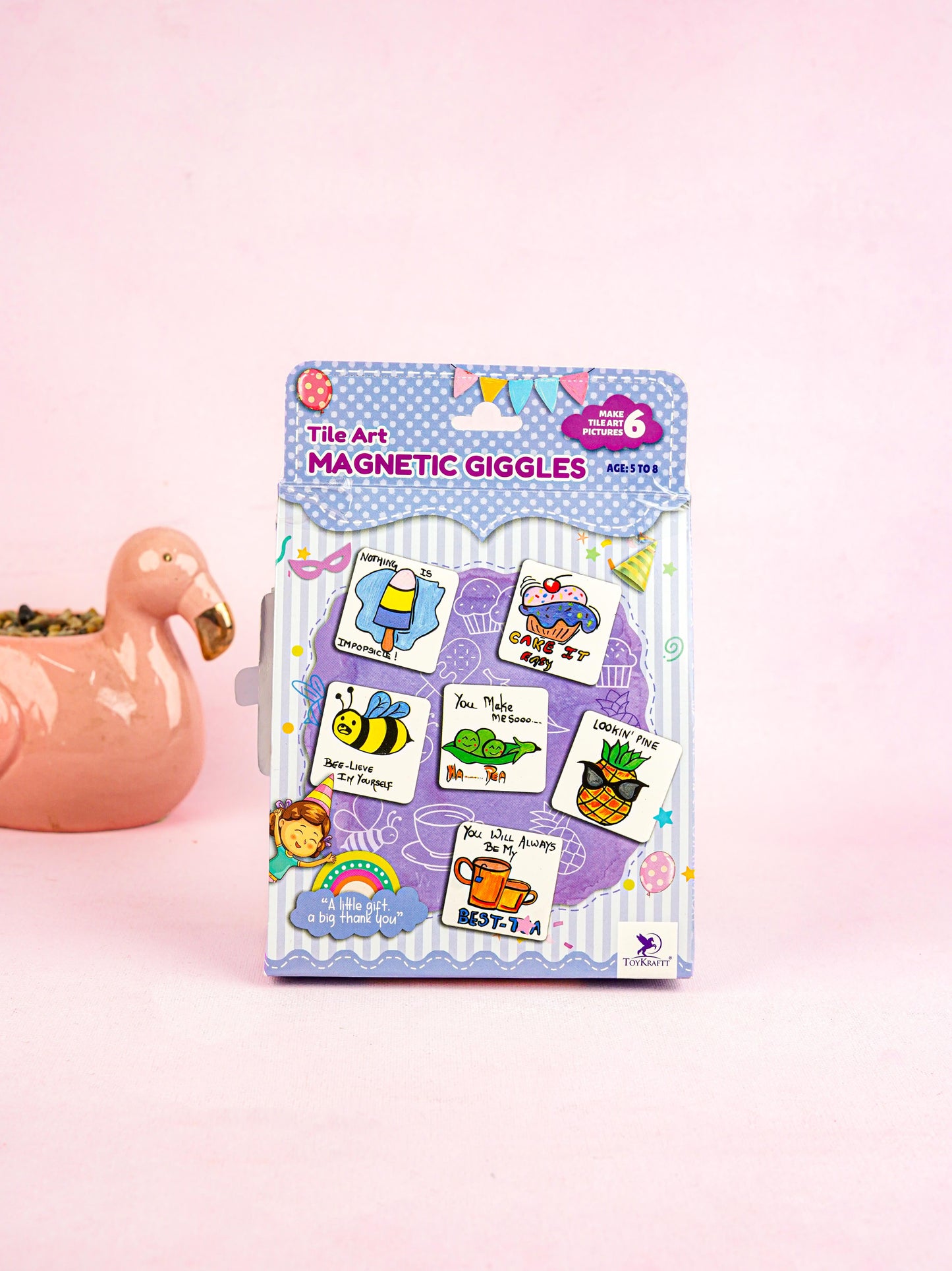 Tile Art DIY Kit - Magnetic Giggles - WBG1942