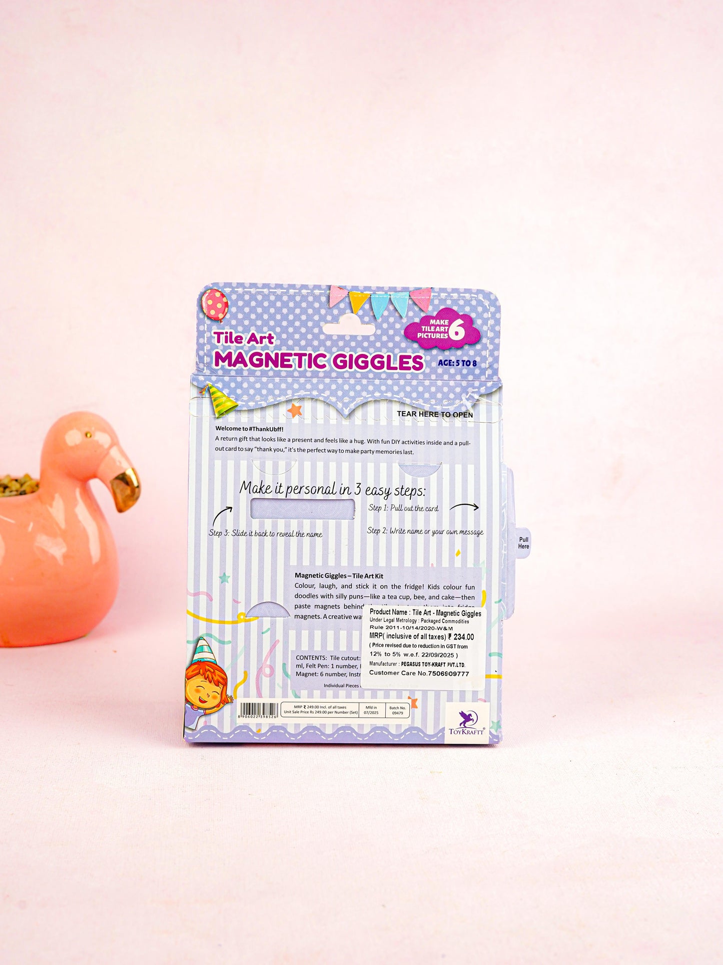 Tile Art DIY Kit - Magnetic Giggles - WBG1942