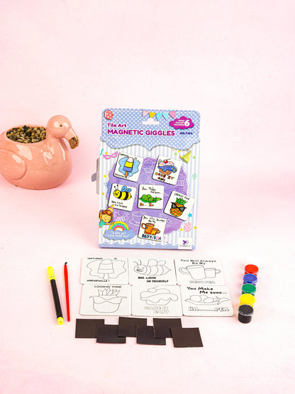 Tile Art DIY Kit - Magnetic Giggles - WBG1942
