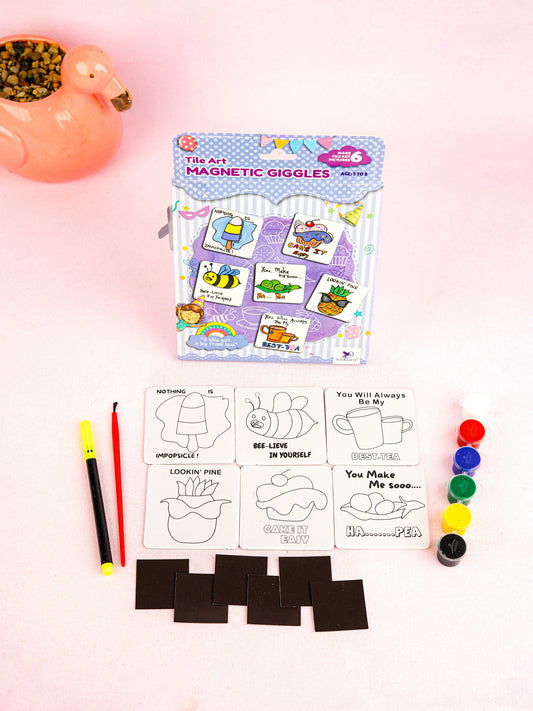 Tile Art DIY Kit - Magnetic Giggles - WBG1942