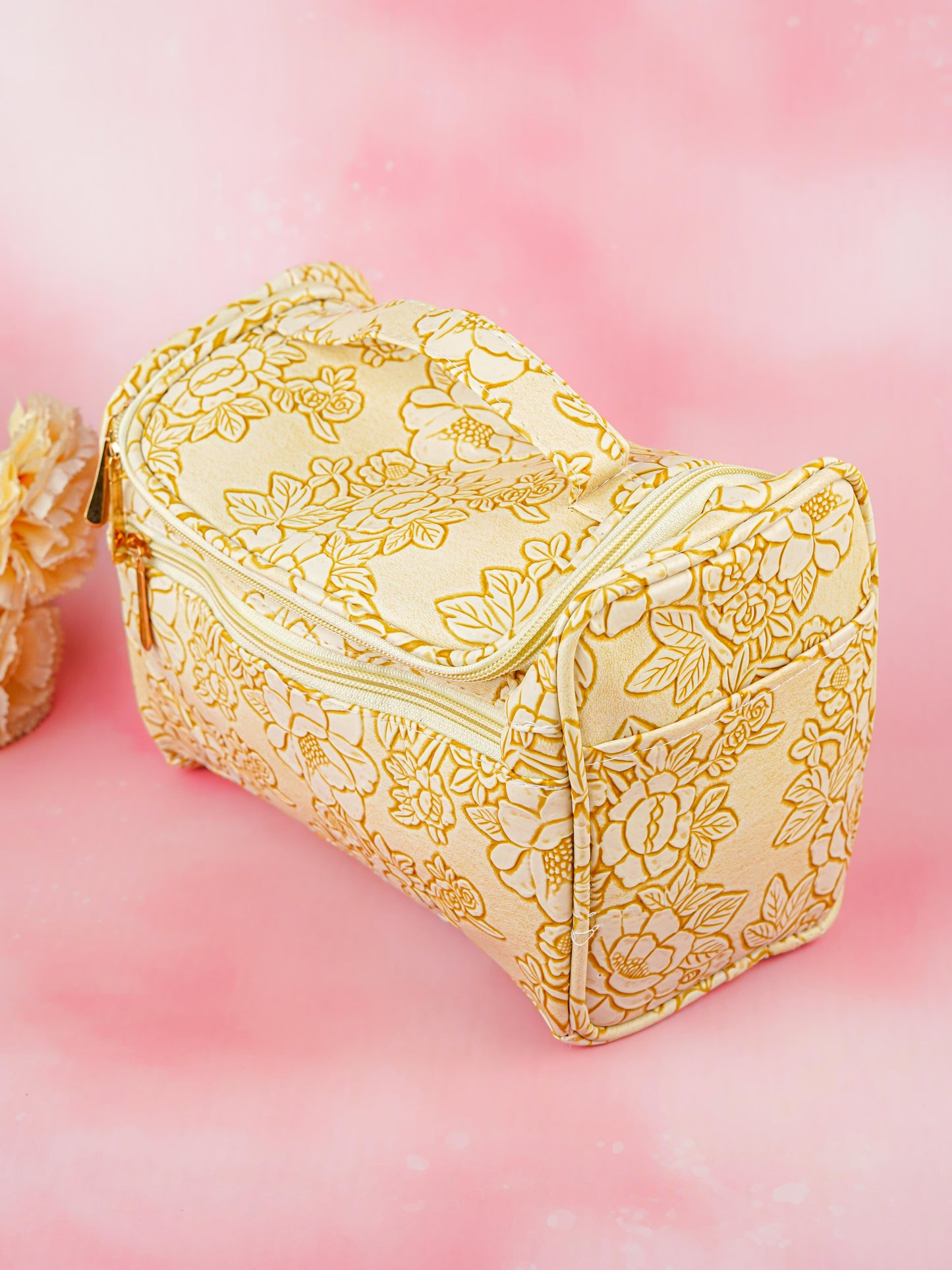 Floral Print Travel Pouch - WBG1953