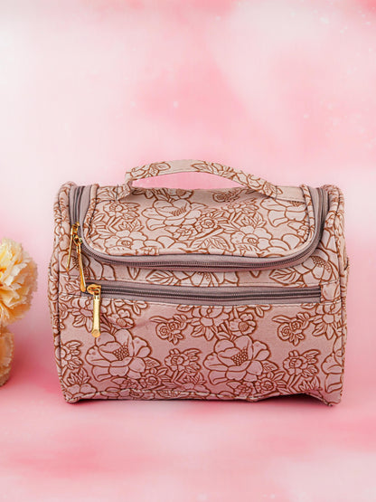 Floral Print Travel Pouch - WBG1953