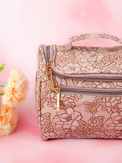 Floral Print Travel Pouch - WBG1953