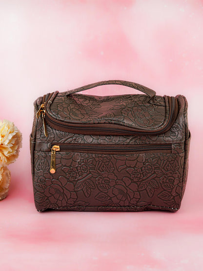 Floral Print Travel Pouch - WBG1953