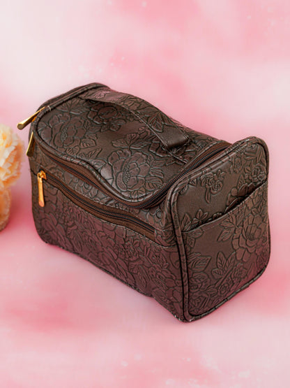 Floral Print Travel Pouch - WBG1953