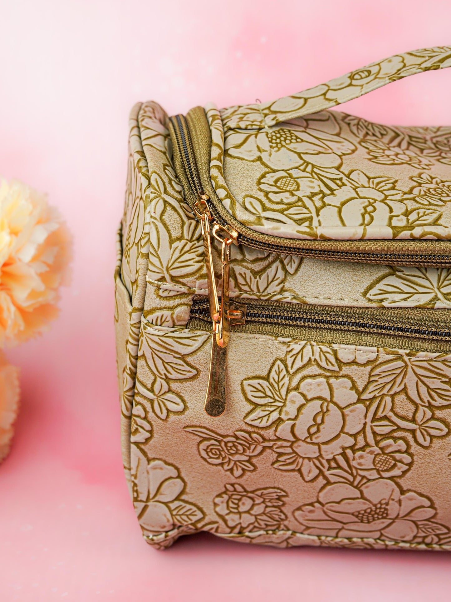 Floral Print Travel Pouch - WBG1953