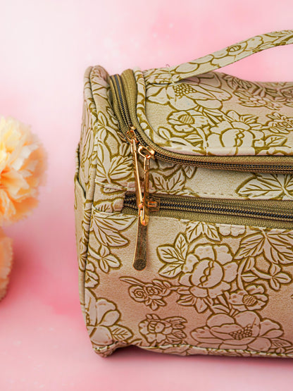 Floral Print Travel Pouch - WBG1953