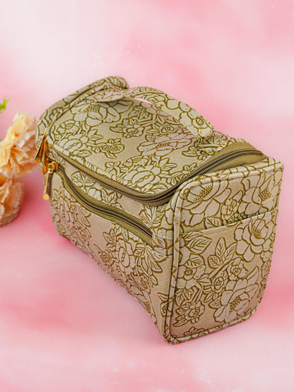 Floral Print Travel Pouch - WBG1953
