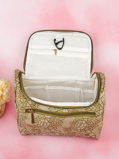 Floral Print Travel Pouch - WBG1953