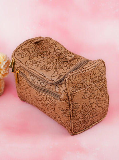 Floral Print Travel Pouch - WBG1953