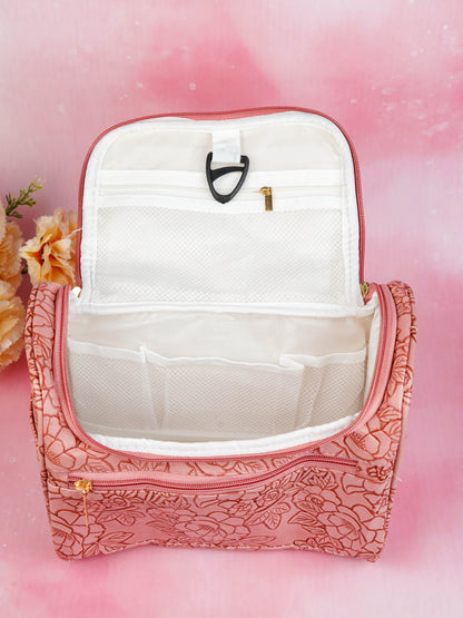 Floral Print Travel Pouch - WBG1953