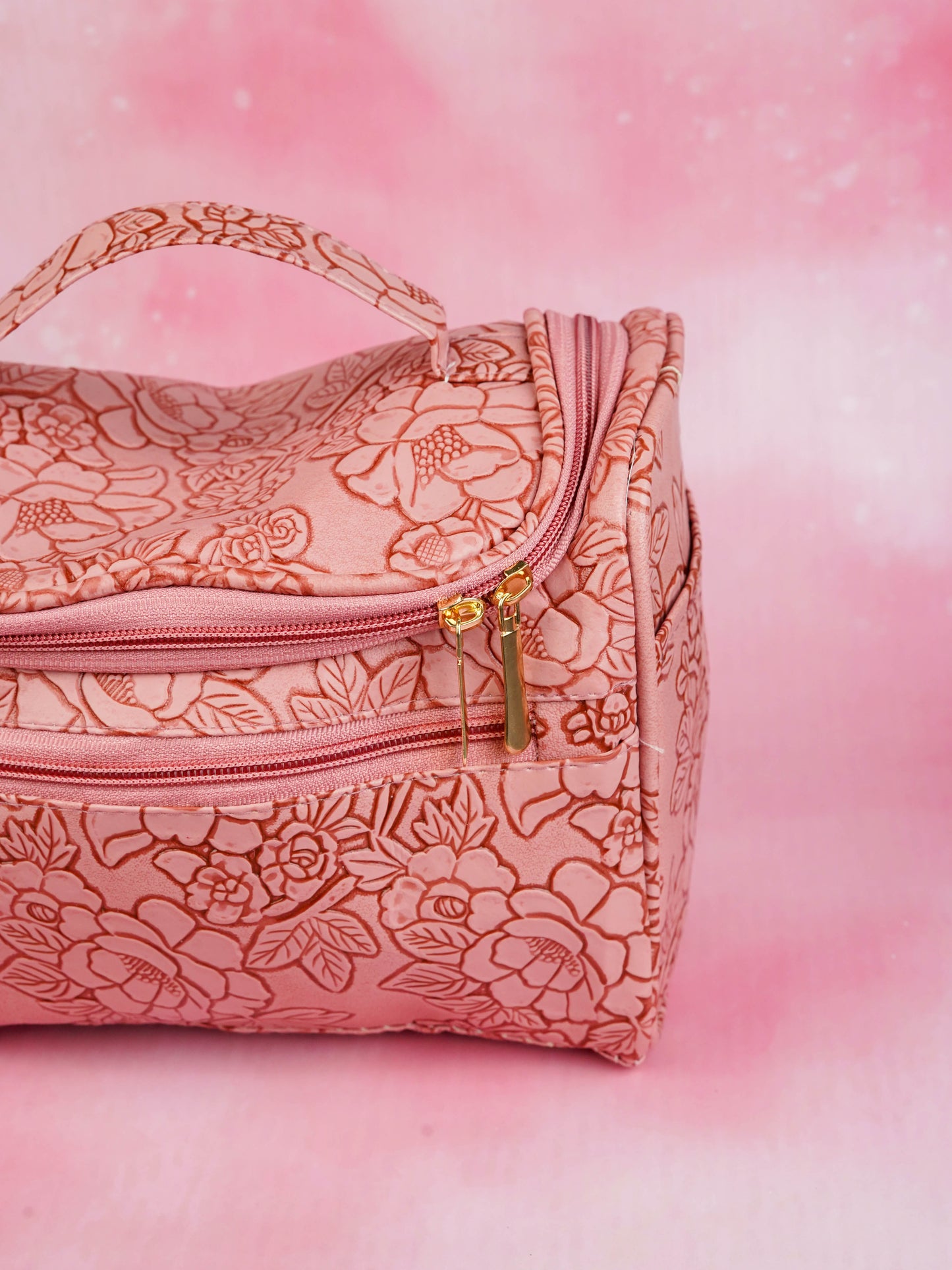 Floral Print Travel Pouch - WBG1953
