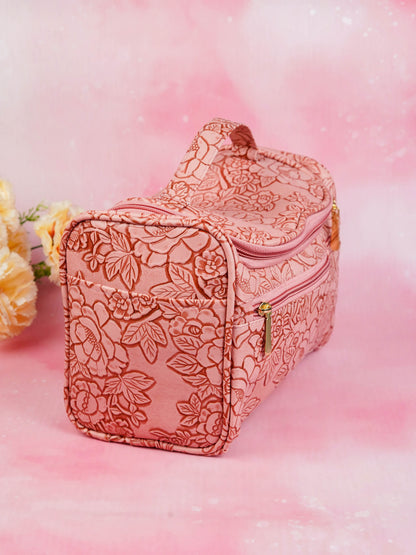 Floral Print Travel Pouch - WBG1953